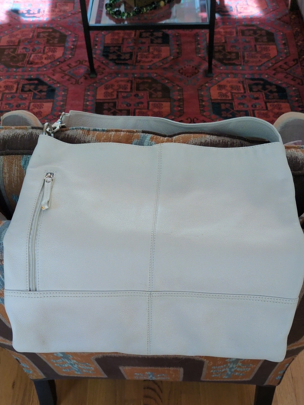 Hobo International brand pebbled leather white Bag